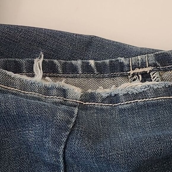 Tag Jeans dark Wash Flare Leg Trouser Jeans Size 30 - Picture 11 of 12